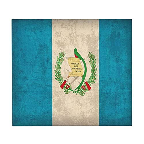 Trockenmatte Fürs Geschirr Guatemala Flagge Stolzer Guatemaltekischer Vintage Abtropf Unterlage Saugfähigkeit Geschirr Trockenmatte Für Küche, Tischplatte, Theke, 41X46cm