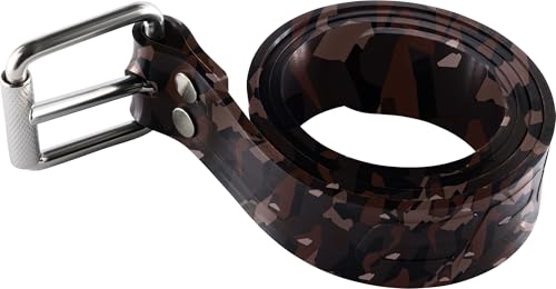 CRESSI Unisex-Adult Ultra Belt Black 4mm Marseillaise Gürtel aus reinem Gummi für Tauchen und Apnoe, Schwarz Camou, Einheitsgröße