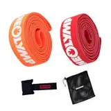 NEOLYMP Fitnessbänder Set Stoff - waschbare Resistance Bands, Widerstandsbänder, Krafttrainingssets, Gymnastikband inkl. E-Book mit Trainingsband-Übungen (2er Fitnessbänder Set)