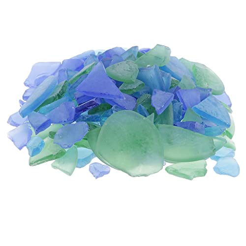 Bonarty Gemischt Aus Seeglas, Forstglas & Strandglas 500g 1 4cm Basteln Zum - gemischt, 1-4cm