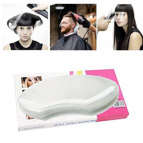 LWBTOSEE 50 Stück Haarschnittmasken Augenschutz Einweg Transparent Friseur Pony Schutz Abdeckung Shield