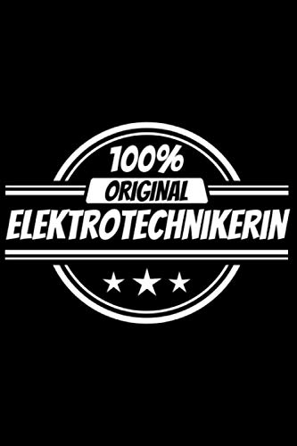 Notizbuch liniert: Elektrotechnikerin Geschenke lustiger Spruch