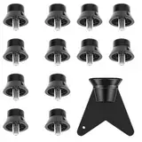 Alriedy 12 Stück Schraubstollen M5 Für Nike Ersatzstollen 13mm Schraubendurchmesser 5MM Universal Fußballschuh-Spikes Stabile rutschfeste Fußballstollen Für Fußballschuhe Nicht für Adidas