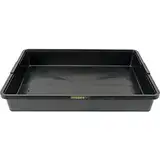 GREEN24 Profi Gewächshaus-Wanne XL565 wasserdicht für Pflanzen, Gewächshäuser und Garten, 56,5 x 41,5 x 8,5 cm, schwarz, für Innen und Außen