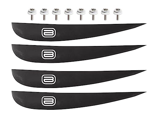 Brunelli Wakeboard Finne 4er-Set geeignet für Wood Flex Pro