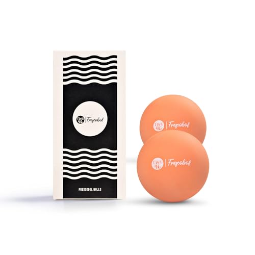 two46 Frescobol Speedball | Perfekt für Dein Beachtennis-Beachball-Matkot Spiel | schnelle Ballwechsel möglich (Orange (2X))