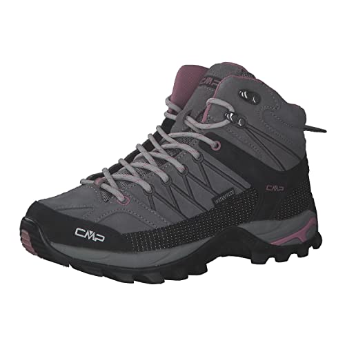 CMP Damen Rigel Mid Wmn Shoes Wp Trekking-Schuhe, Grau Rosa Cemento Fard, 39 EU