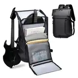 sarlar Wasserdichter Reiserucksack für PDP RIFFMASTER Wireless Guitar Controller, extra große Tragetasche für PS5, PS4, Laptop, Kopfhörer, Game-Discs und Zubehör für Damen und Herren