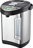 Thermopot 5 Liter | Wasserspender | LC Display | Perfekt für Glühwein geeignet | Edelstahl Heißwasserspender | WasserkocherGlühweinkocher | Dispender | Teekocher | Thermoskanne | Glühweinspender