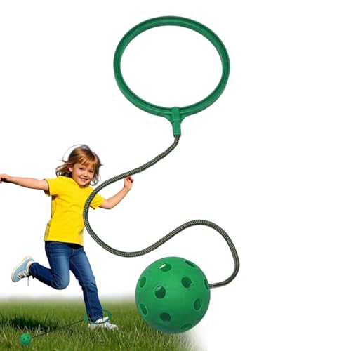 LearnLyrics Knöchel überspringen Ball, Skipits für Kinder - Weicher Sprungring rotierende einbeinige Schwung Koordination Fitness Außen Übung überspringen Spielzeug für den