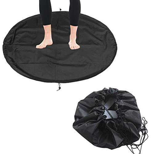 Winmany Wickelunterlage für Surfen Wetsuit, Strand wasserdichte Unterlage Tragetasche mit Griffen Kordelzug tragbar für Wassersport Schwimmen Tauchen Kajakfahren Bootfahren Camping Freien (130 cm)
