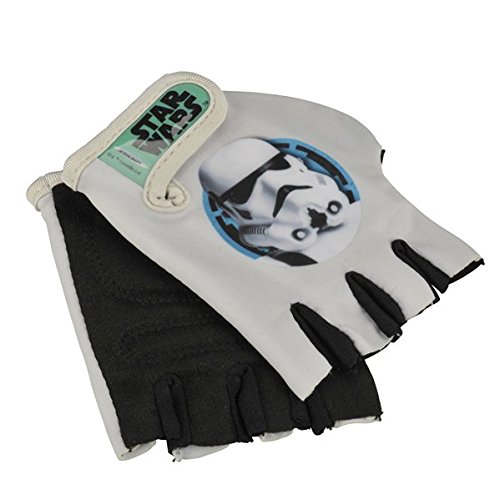 Stamp Sonstige Kinder Starwars Fahrradhandschuhe, Weiss, One Size