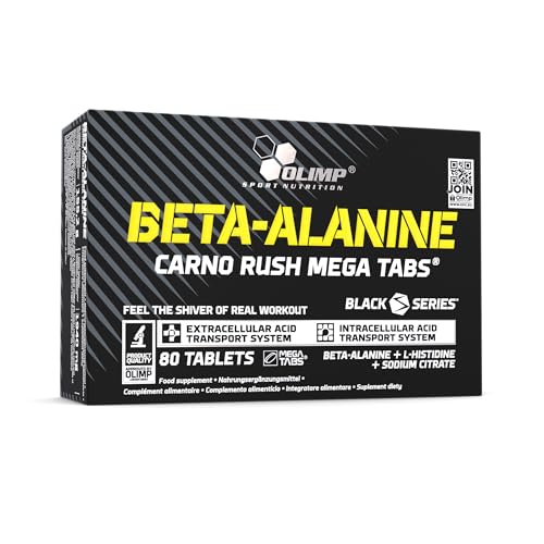 Olimp Sport Nutrition Beta-Alanine Carno Rush 80 Tabletten, 1er Pack (1 x 155,2 g)