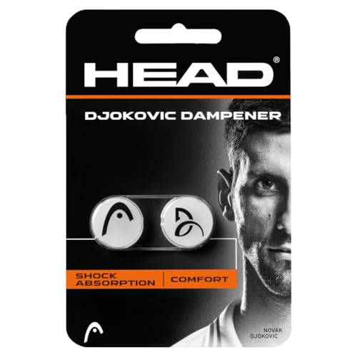 HEAD Unisex Djokovic Dämpfer Tennis D mpfer, white,Einheitsgröße EU