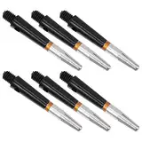 INOOMP 6st Dartschaft Dart-zubehör-kit Dart Zubehör Schäfte Und Flights Dartzubehör Mit Weicher Spitze Dart-schäfte Mit Weicher Spitze Aluminium Rotieren Weicher Kopf Lieferungen