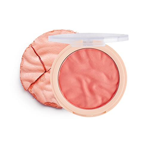 Makeup Revolution Highlight Reloaded, Highly Pigmented, Shimmer Glow Finish Face Makeup, Peach Bliss,10g