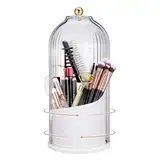 Vyuwast Pinselhalter Kosmetik Make Up Organizer Drehbar 360 ° Make Up Pinselhalter Schminkpinsel Behälter Make-up Organizer Pinsel Halter Kosmetik Organizer für Dresser Schlafzimmer Badezimmer