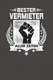 Bester Vermieter Aller Zeiten: Punktiertes Notizbuch mit 120 Seiten zum festhalten für Eintragungen aller Art