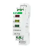 Phasenkontrolle 3x230V+N Phasenlampe Phasenprüfer Kontroll Lampe Leuchtmelder LK-713K grün - gelb - rot 3 Phasen F&F 6011