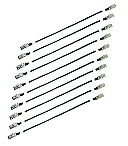 Hut Rides Cap Retainer zum Angeln, Hut, windige Clips für Bootfahren, Huthalter und Brillenhalter, 10 Stück, schwarz, Einheitsgröße-XXL