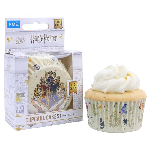 PME Harry Potter Cupcake-förmchen Folienbeschichtet, 30er-set, Hogwarts Schule