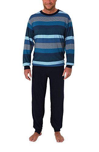 Normann Care Herren Pflegeoverall Langarm mit Reissverschluss am Rücken und Bein 271 170 90 755, Farbe:türkis, Größe:XL