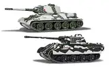 Corgi WT91301 World of Tanks T-34 vs Panther TV-Filmlizenz & Event