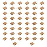 DimyFew 50 Stück Kraft-Salatboxen Einwegschüsseln Fried Chicken Takeaway Container für Camping, 1080 Ml