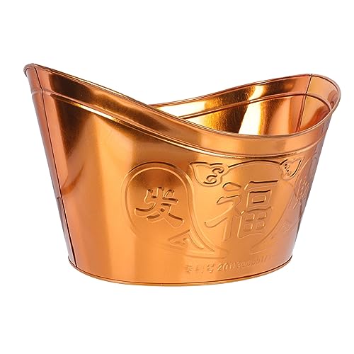 BESPORTBLE 1stk Yuanbao Papierofen Verbrennungsofen Verbrennen Eiskübeltisch Geldbrenner Tischdecke Errötendes Müllverbrennung Kleine Feuerstelle Geldfass Verbrennen Barren Eisen Golden