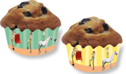Pippi Langstrumpf Cupcake Banderolen 12 Stück // Pippi Langstrumpf Muffindekoration // Pippi Langstrumpf Partyzubehör