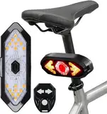 E Scooter Blinker,LED Scooter Blinker,Blinker Scooter,Rücklicht E Scooter,Blinker E Scooter,Blinker für E-Scooter,Rücklicht Blinker 5 Modi USB wiederaufladbare für E-Scooter,Einfach zu Montieren