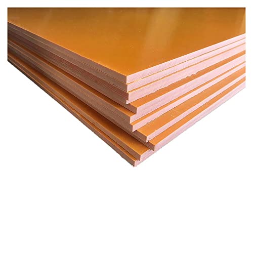 Bakelitplatte, Dicke 2 mm-15 mm Bakelitplattenisolierung, Phenolharzplatte, Bakelitplatten, antistatisch und hohe Temperaturbeständigkeit (Color : A, Size : 100x100x2mm 2PCS)