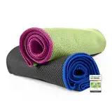 NirvanaShape Mikrofaser Kühltuch, kühlendes Handtuch - Kühlhandtuch ideal für Sport, Laufen, Yoga, Golf, Wandern - Ice Towel, Sommer Gadgets