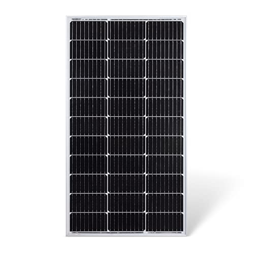 Protron Mono 100W Solarmodul Photovoltaik Monokristallin Solarpanel Solarzelle 100Watt Mono Solar 12V für Wohnmobil, Garten, Boot (0% MwSt. gemäß §12 Abs. 3 UstG)