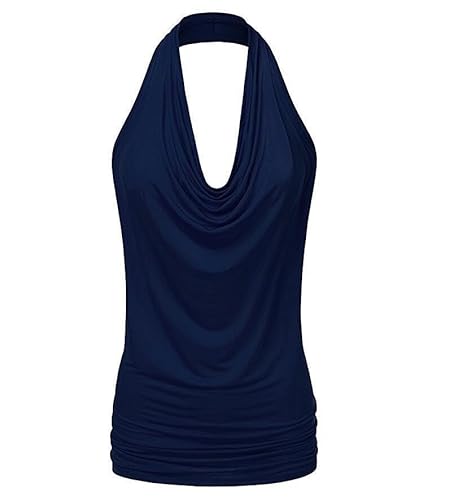 Damen Top Viskose Oberteil Schwarz Leinen Vorne Rollkragen Türkis Grüne Batik Rüschen Wattierten Armausschnitt Extra Dunkel Muskelshirt Blickdichtes Oversized Khakifarbene Buntes Atmungsaktives