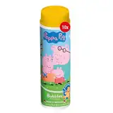 Pustefix Klassik Seifenblasen Kinder I Peppa Pig 10 STK. I 70 ml Seifenblasen Flüssigkeit I Bunte Bubbles für Hochzeit, Kindergeburtstag, Polterabend & Party