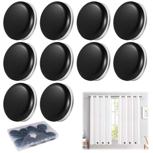 Duschvorhang Gewichte Magnetische, 10 Stücke Duschvorhang Beschwerer, Werkzeugfreie Gardinenbeschwerer, Anti-Rutsch Duschvorhang Magnet, Duschvorhang Gewichte für Duschvorhänge, Vorhänge, Tischdecken