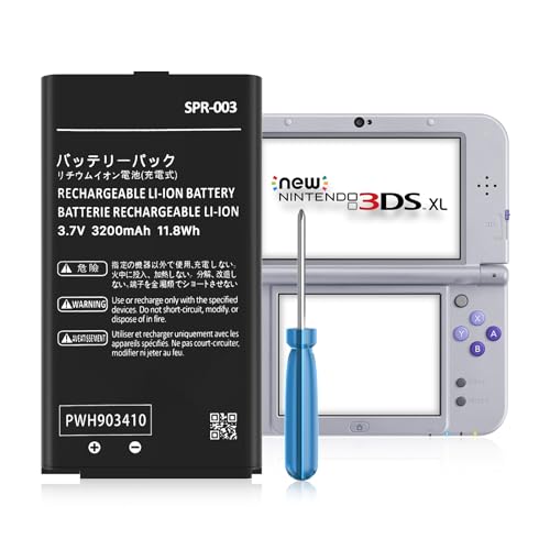 SPR-003 Akku, (???? ??? ???????) Ultra High Capacity 3200mAh Li-ion Ersatzakku für Nintendo 3DS XL 3DS LL SPR-003 und New 3DS XL RED-001 Konsole