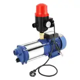 Kreiselpumpe Edelstahl 2500W Zentrifugal Kreiselpumpe mit Druckschalter Drehzahl 2850 U/min Durchflussmenge 66,7 L/Min Geeignet für die Bewässerung von Bauernhöfen Teichen Gärten Springbrunnen usw