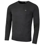 Calvin Klein Herren Baumwolle Sweater - Charcoal - XL