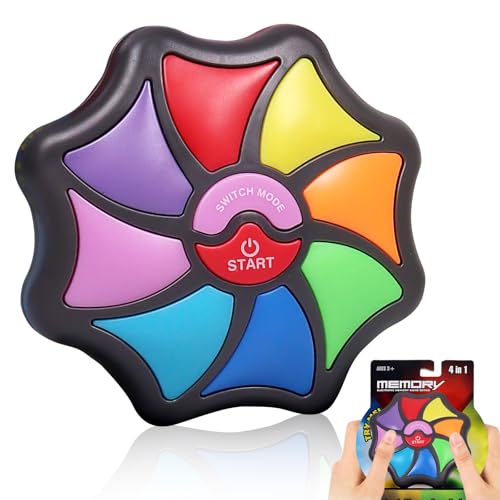 Gedächtnistrainingsspiel,Kinder Elektronisches Gedächtnisspiel, Gedächtnistraining Spiele,Spiel mit Lichtern und Geräuschen,Lernspiele Spielzeug Konzentrationsspiele für Kinder Jungen Mädchen Geschenk