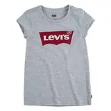 Levi's Kids ss batwing tee Mädchen Light Gray Heather 6 Jahre