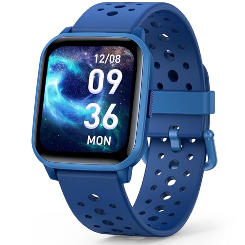 Butele Kinder Smart Watch Mädchen Jungen Smart Watch für Kinder Smart Watch Geschenke für 4-16 Jahre alt mit Schlafmodus 20 Sportmodi Schrittzähler Geburtstagsgeschenk für Jungen Mädchen (Blau)