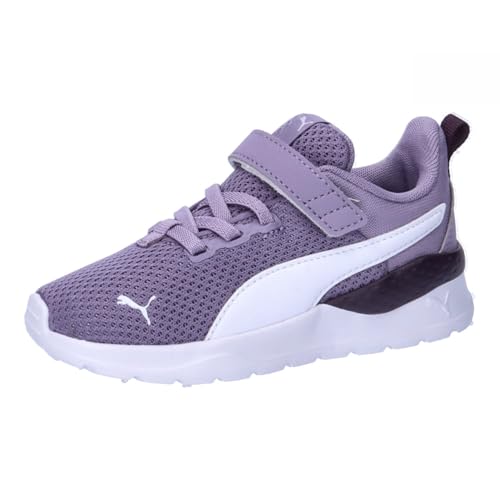 PUMA Unisex Baby Anzarun Lite AC Inf Sneaker, Pale Plum White-Midnight Plum, 24 EU