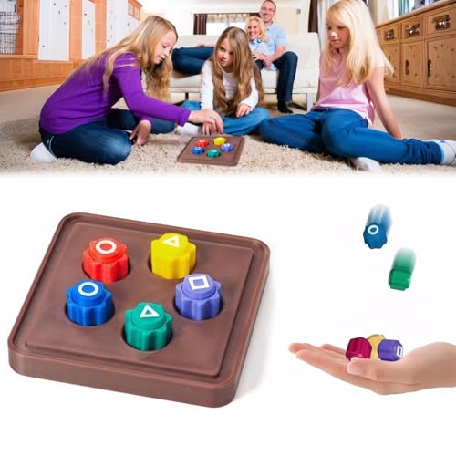 Gonggi Korean Game, Gonggi Traditionelles Koreanisches Spielspiel Gonggi Spiel Bunt Steinchen Für Kinder Und Erwachsene, Ideal Für Unterhaltsame Stunden Und Koordinationstraining (5pcs+Base)