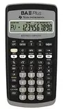 TEXAS INSTRUMENTS BA II Plus Finanzrechner (Einzeiliges, 10-stelliges Display, Batteriebetrieb) Schwarz-Grau