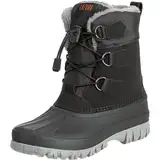 Lazura - Winter Stallschuhe Trondheim – Thermostiefel für Stall & Koppel – Stallstiefel mit Schnürung – wasserdicht & rutschfest – Reitschuhe in Schwarz – Unisex Winterschuhe in Gr. 43