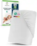 Sensalou Spannbettlaken Wasserdicht 90x200 cm – Matratzenschutz Laken für Einzelbett & Pflegebett – Atmungsaktive Betttuch Inkontinenz Nässeschutzauflage – Geräuschlos, Kochfest & Waschbar bei 95 °C