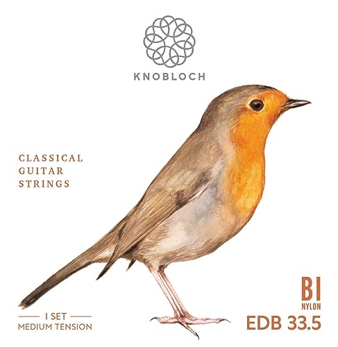 KNOBLOCH STRINGS EDN33.5 - ERITHACUS Double Silver SN Nylon Medium Tension 33.5