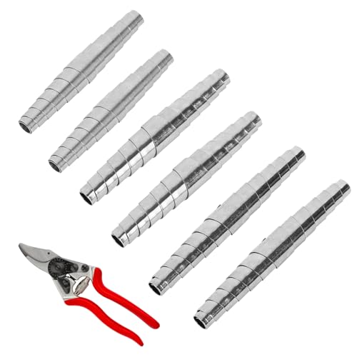 6 Stück Silber Feder für Gartenschere,Universal Gartenschere Feder Ersatz,6cm 7cm 8cm Flexibel Edelstahl Metall Spiral Puffer Federn,für Reparatur Baumscheren,Astscheren(6cm,7cm,8cm)